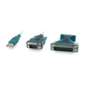 Adaptor USB la Serial DB9M DB25M